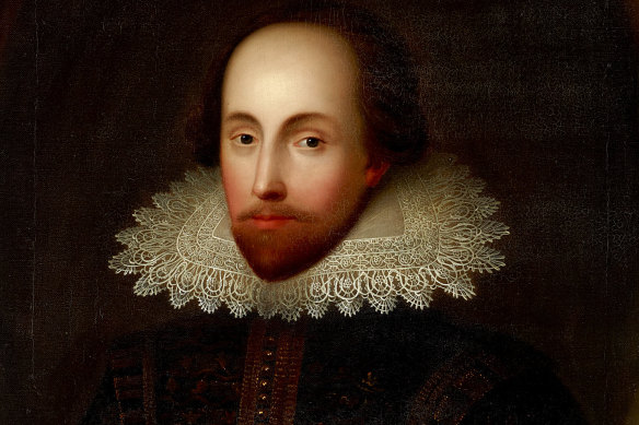 Portrait of William Shakespeare, artist unknown.