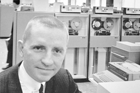 H. Ross Perot, Electronic Data Systems Corp chairman, poses in Plano, Texas. in 1968. 