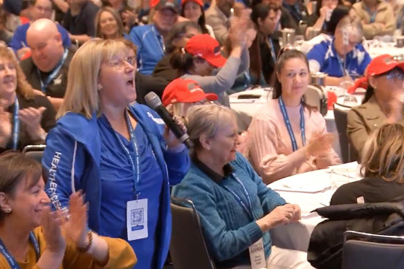 NSW Treasurer Daniel Mookhey faced a hostile reception at a NSW Health Services Union conference this week.