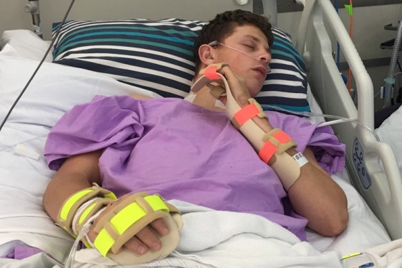 Ollie Bierhoff recovers in hospital.