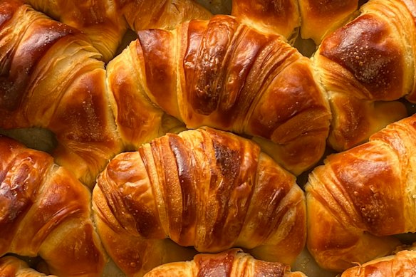 Patagonia Cafe’s plain butter medialunas. 