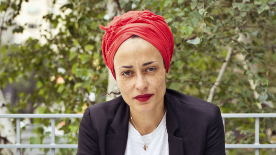 Zadie Smith in Manhattan, where she lives with her husband and two children.