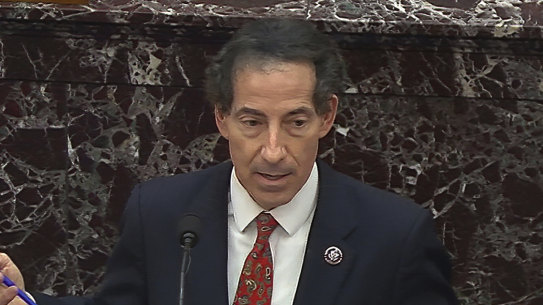 House impeachment manager Jamie Raskin surprised the Senate by requesting that witnesses appear at the trial. 
