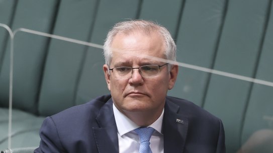 Prime Minister Scott Morrison travelled to Sydney from Canberra.