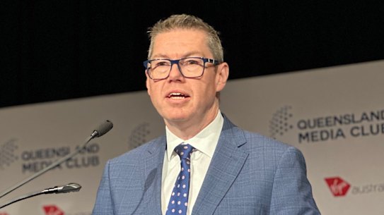 Defence Industry Minister Pat Conroy, who travelled to the US to meet Trump administration officials.