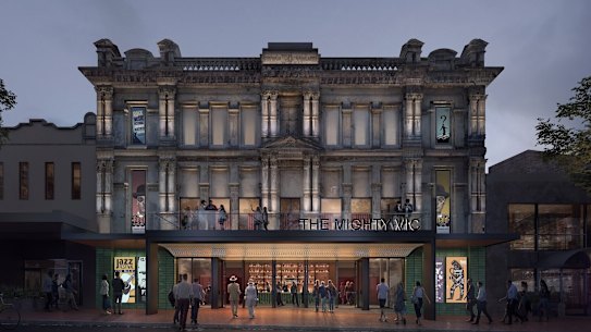 Victoria Theatre in Newcastle. 