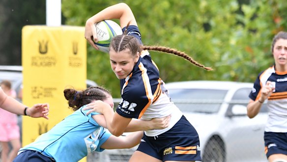 Brooke Gilroy will swap the pool for Canberra Stadium this week.