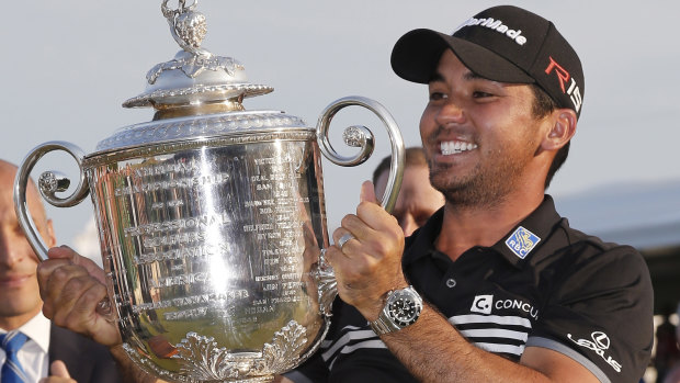 Not satisfied: Jason Day says he won't be happy unless he adds to his sole major, the 2015 PGA Championship.