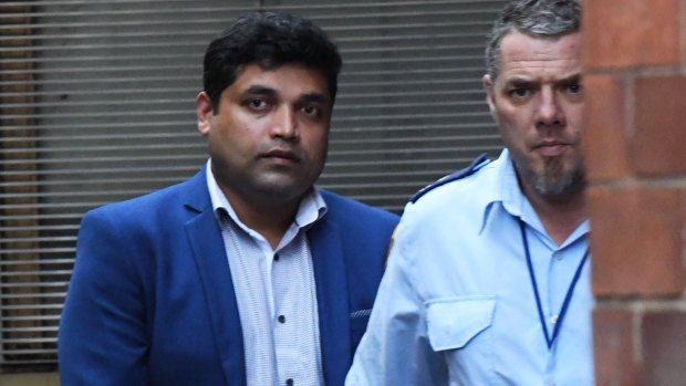 Shahab Ahmed is taken from the NSW Supreme Court in Sydney last month.