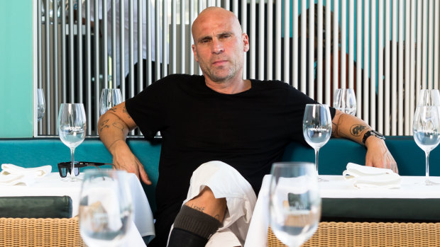 Maurice Terzini in his restaurant Icebergs in Bondi. 