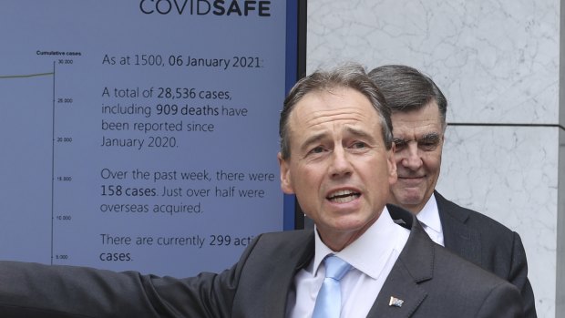  Health Minister Greg Hunt says Australia will pursue a herd immunity strategy as it waits to see how effective the COVID-19 vaccines are.