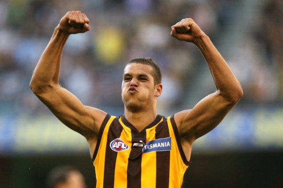 Lance Franklin announced himself as a big-game player with seven goals in the elimination final against Adelaide in 2007.
