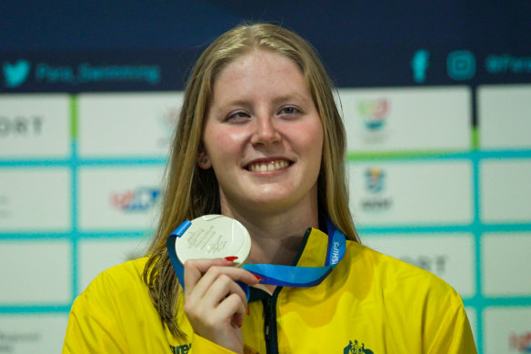Dedekind at the World Para Swimming Championships in Portugal in June.