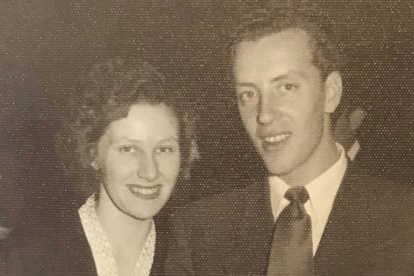 Anna and Vince were married at a church in Sunshine on October 2, 1954. 