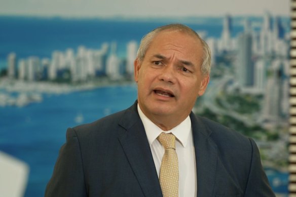 Tate stopped off at Mar-a-Lago during a month long trip.