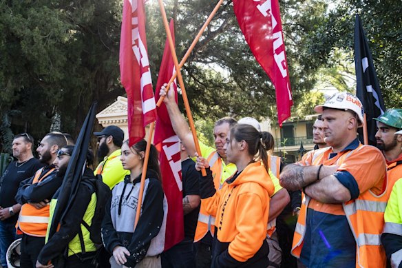 The CFMEU has announced a green ban on Willow Grove. 