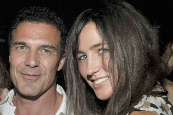 Katherine Keating, right, in 2010 with then boyfriend Andre Balazs, who introduced her to New York high society.