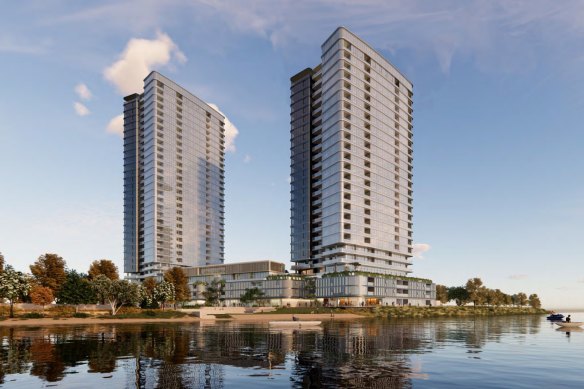 A request to extend the construction deadline of two Burswood residential towers will come before state planners.