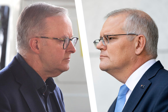 Anthony Albanese and Scott Morrison will face off at the polls on May 21. 