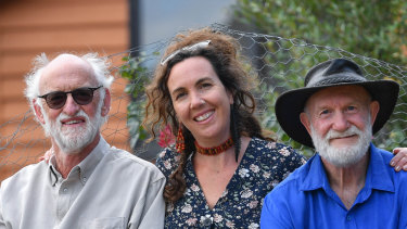 Peter Cock, Chelsea McNab and Bob Rich.