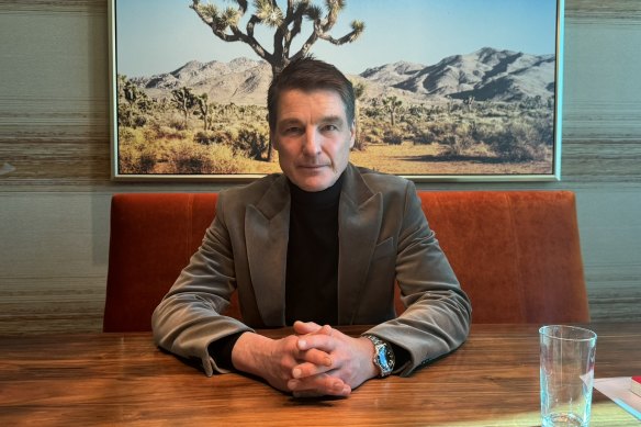 Polestar CEO Thomas Ingenlath in Las Vegas.