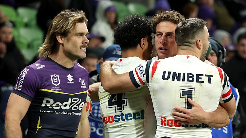 Storm’s shock loss leaves NRL scrambling to get prestigious trophy to Canberra