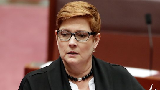 Foreign Minister Marise Payne.