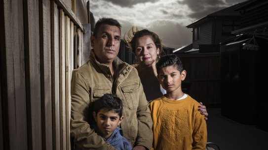 Fraser Rise’s Rajarsh Saini with wife Shaninder Kaur and children Sanav Sani, 7, and Jahan Saini, 9.