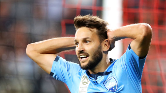 The crisis in Ukraine is hitting home for Sydney FC star Milos Ninkovic. 