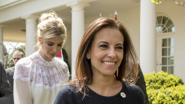 Dina Powell served as deputy national security adviser to Trump for most of his first year in the White House