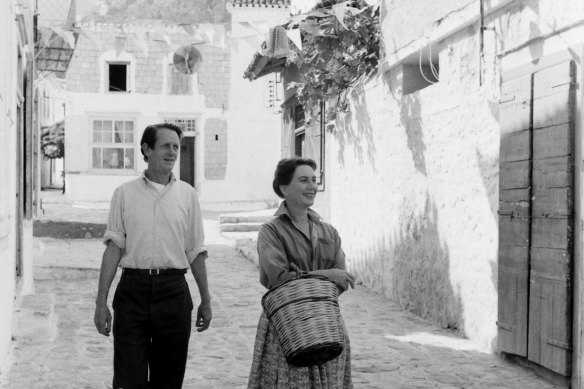 Charmian Clift and George Johnston during their time on Hydra.