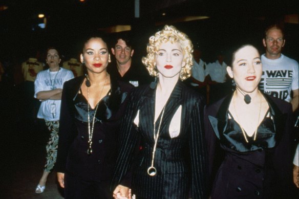 Madonna in a scene from Alek Keshishian’s 1991 documentary Truth or Dare.