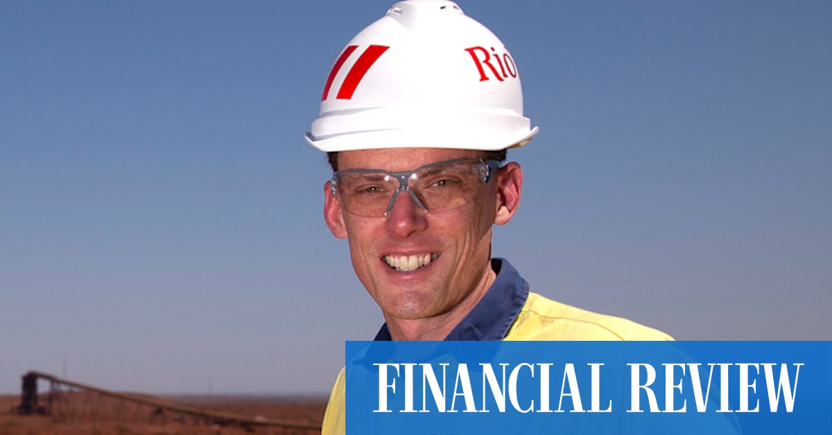 afr.com - Mark Wembridge - Rio Tinto's Matt Holcz is on a $20b, two-decade mine opening treadmill