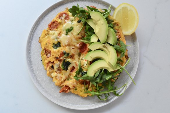 This simple egg flip is great for breakfast, lunch or dinner.