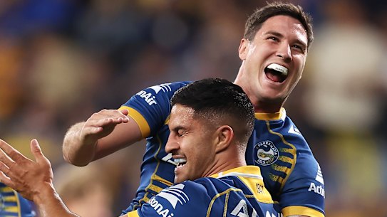 Mitchell Moses and Dylan Brown went to new heights in 2022 for Parramatta.