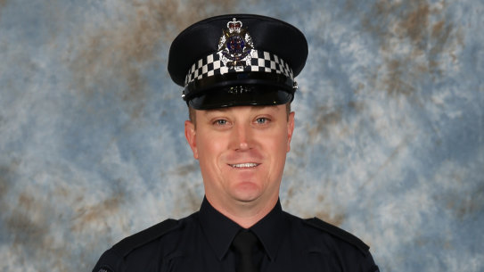 Constable Glen Humphris, one of four police officers killed in a horrific crash on the Eastern Freeway. 