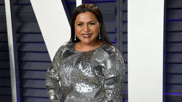 Mindy Kaling at the Vanity Fair Oscar Party in February this year. 