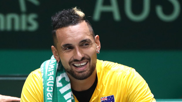 Nick Kyrgios has put his money where his mouth is.