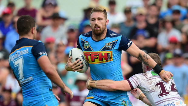 Doing it tough: The Titans need Bryce Cartwright to perform and news he is struggling will only add to their concern.