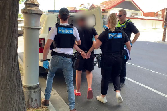 Police arrest the 21-year-old