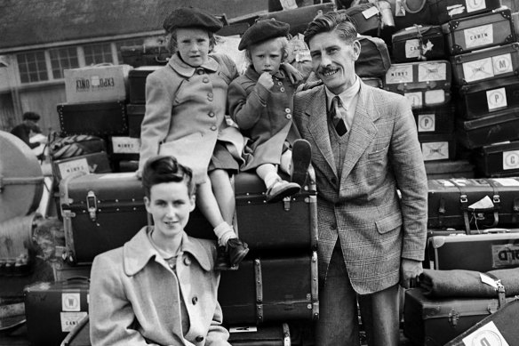 The Nicol family, British migrants to Australia, 1950. 