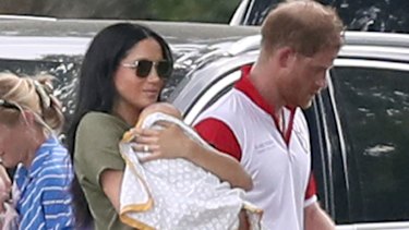 The Duchess of Sussex was shamed relentlessly for how she held her baby. Seriously.
