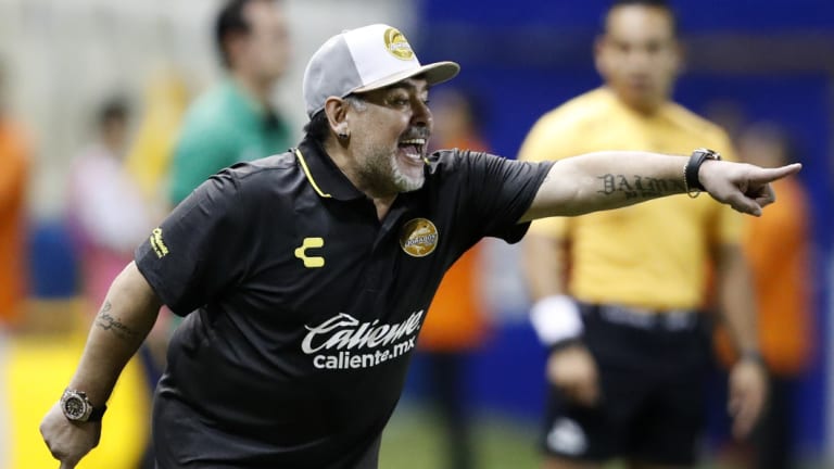 Blast: Diego Maradona doesn't feel Lionel Messi has done enough to be considered among the best players ever.