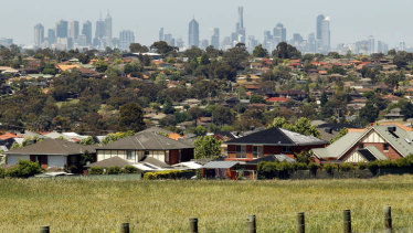 The cost of buying a typical lot in the city's growth suburbs has hit a new median price of $318,500.
