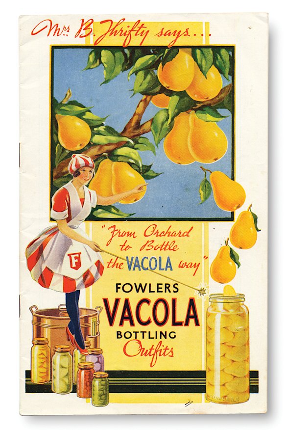 Fowlers Vacola’s mascot was Mrs B. Thrifty.