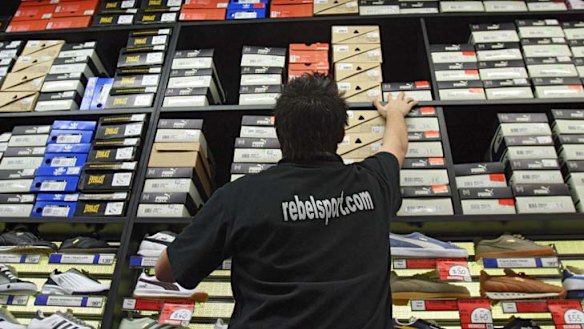 Super Retail reported a 1.4 per cent fall in earnings. 