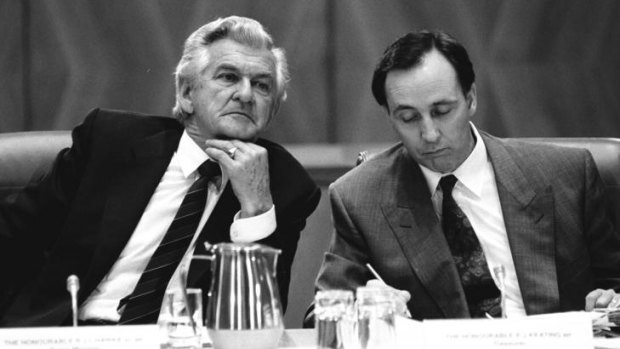 Bob Hawke's charm drew supporters to him even as Paul Keating's challenge gained momentum.