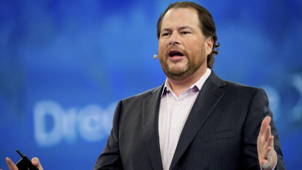 Marc Benioff, chairman and chief executive officer of Salesforce.com.
