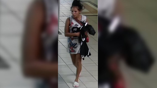 An image of the woman taken from CCTV.