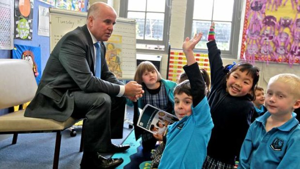 Adrian Piccoli says parents should focus more on their child's education.
